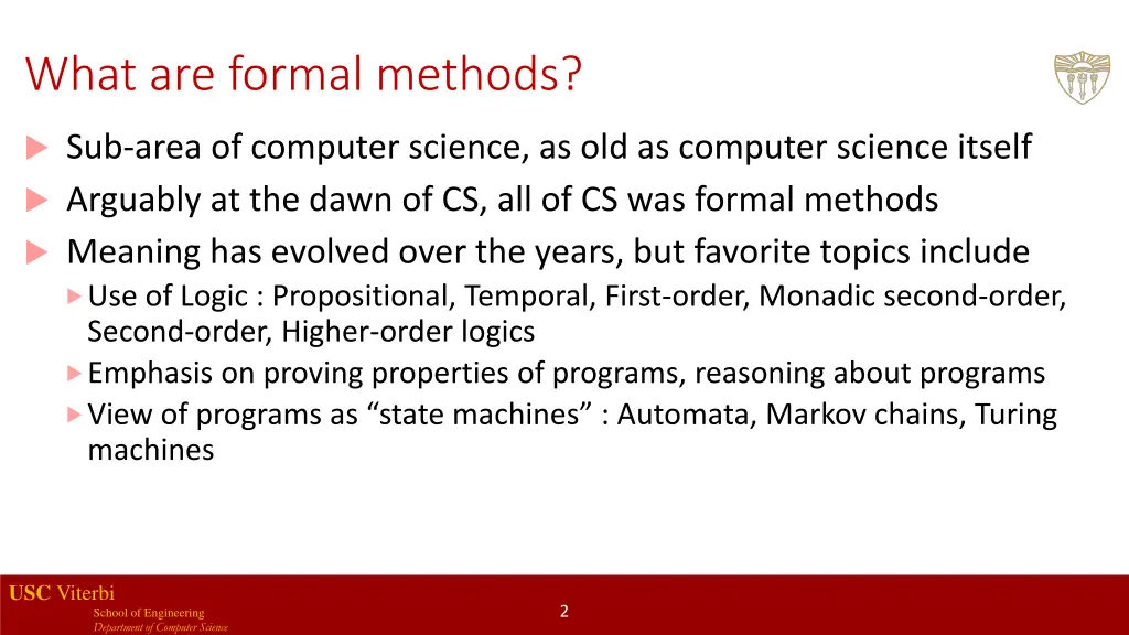 what are formal methods