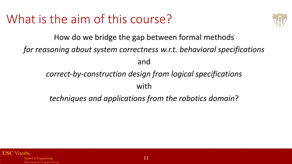what is the aim of this course