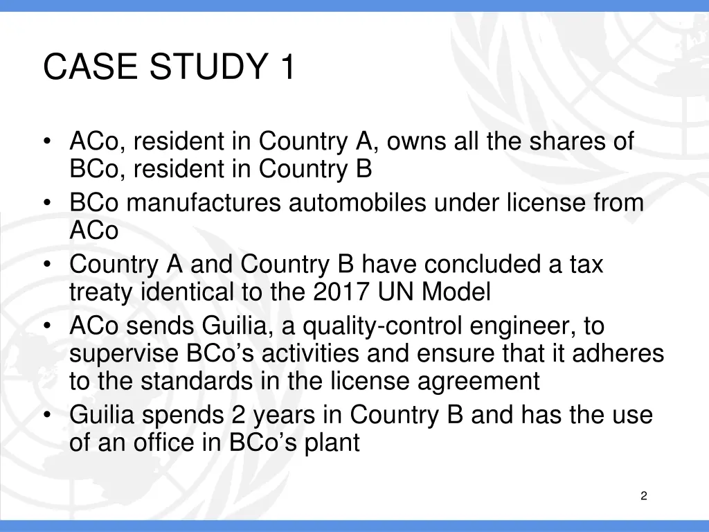 case study 1