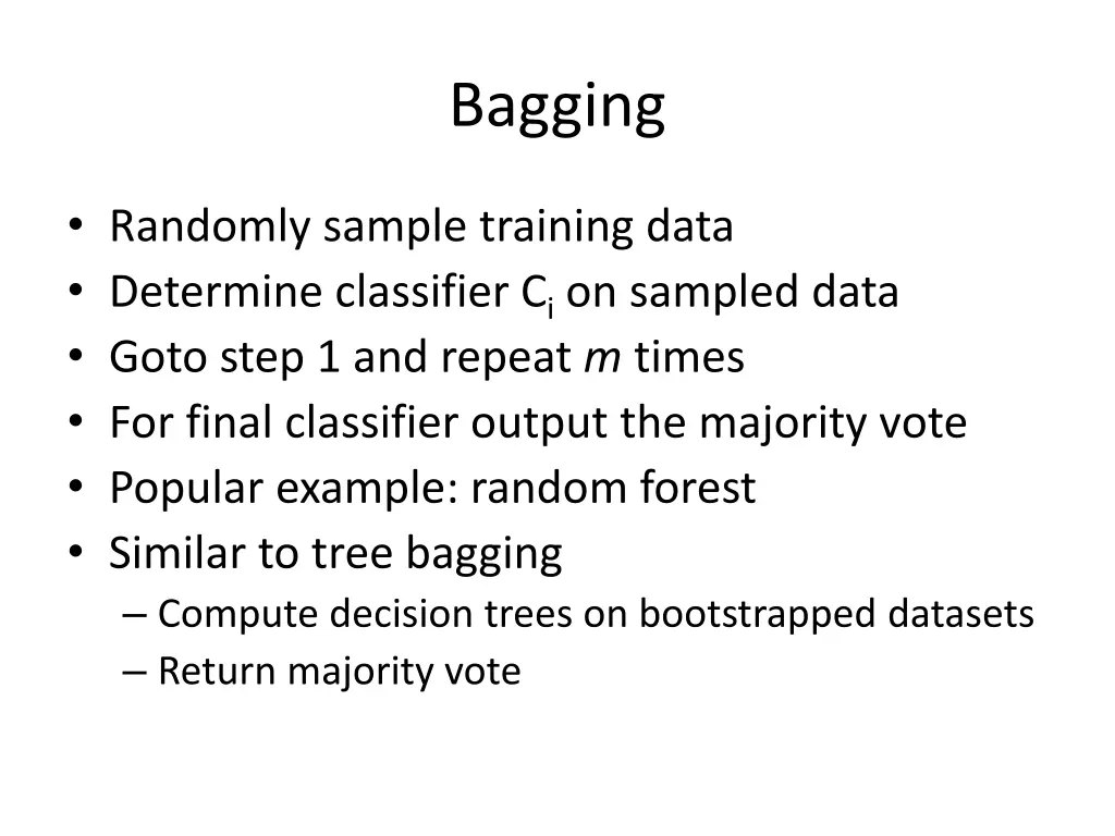 bagging