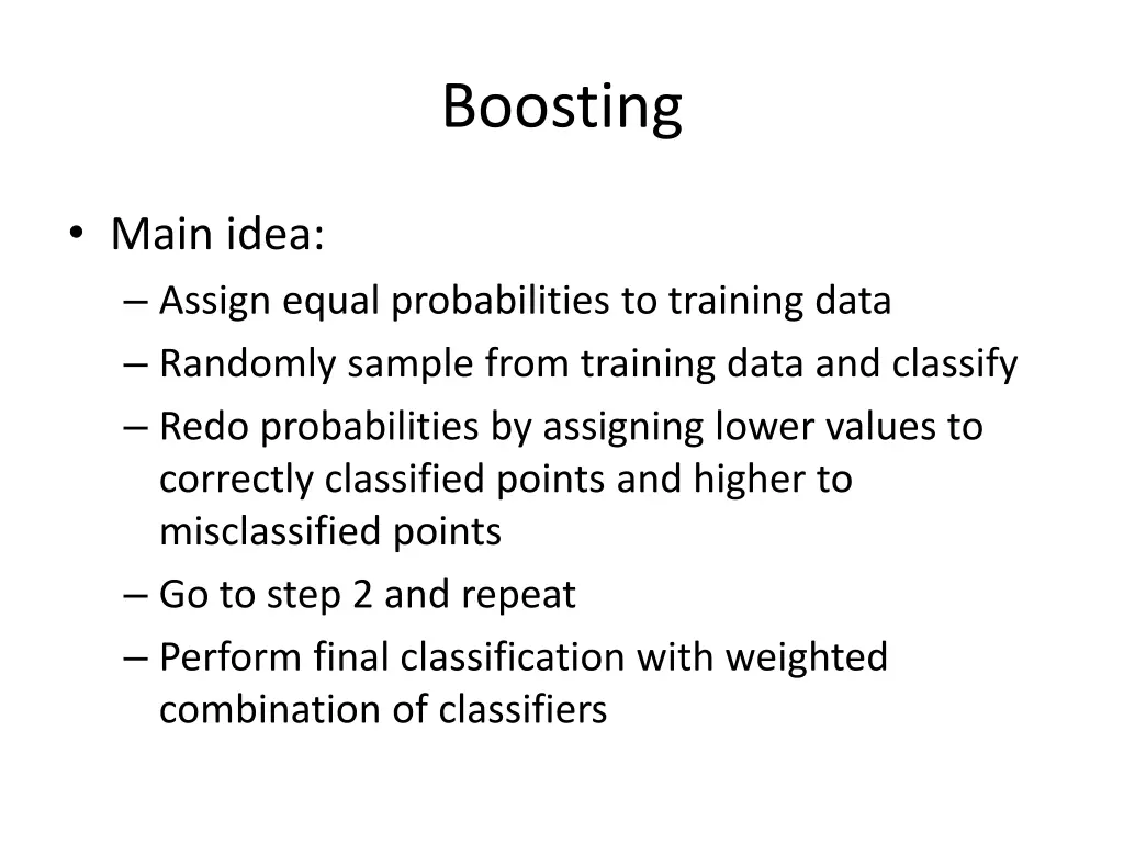 boosting