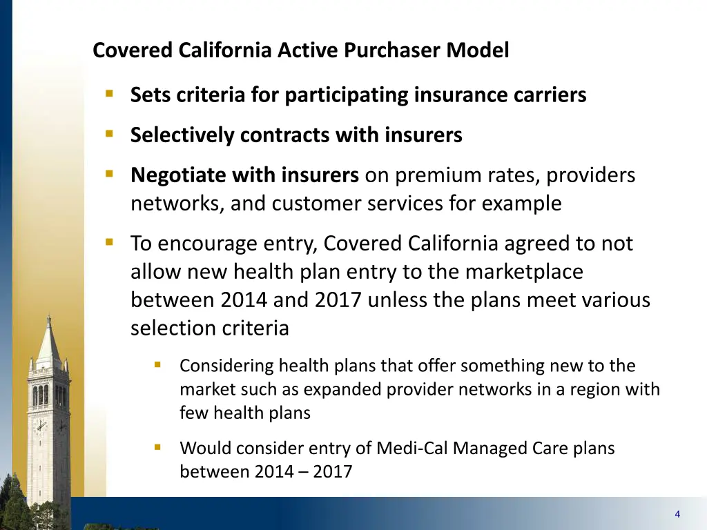 covered california active purchaser model