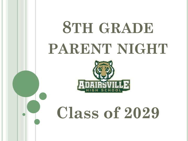 8 th grade parent night