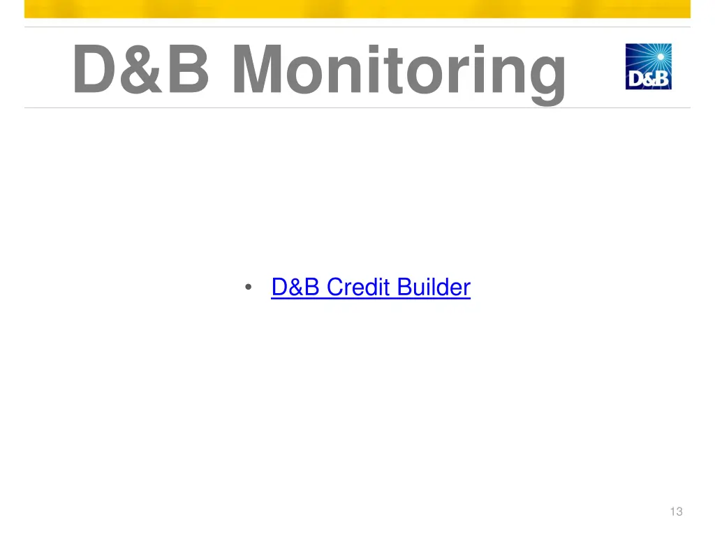 d b monitoring 1