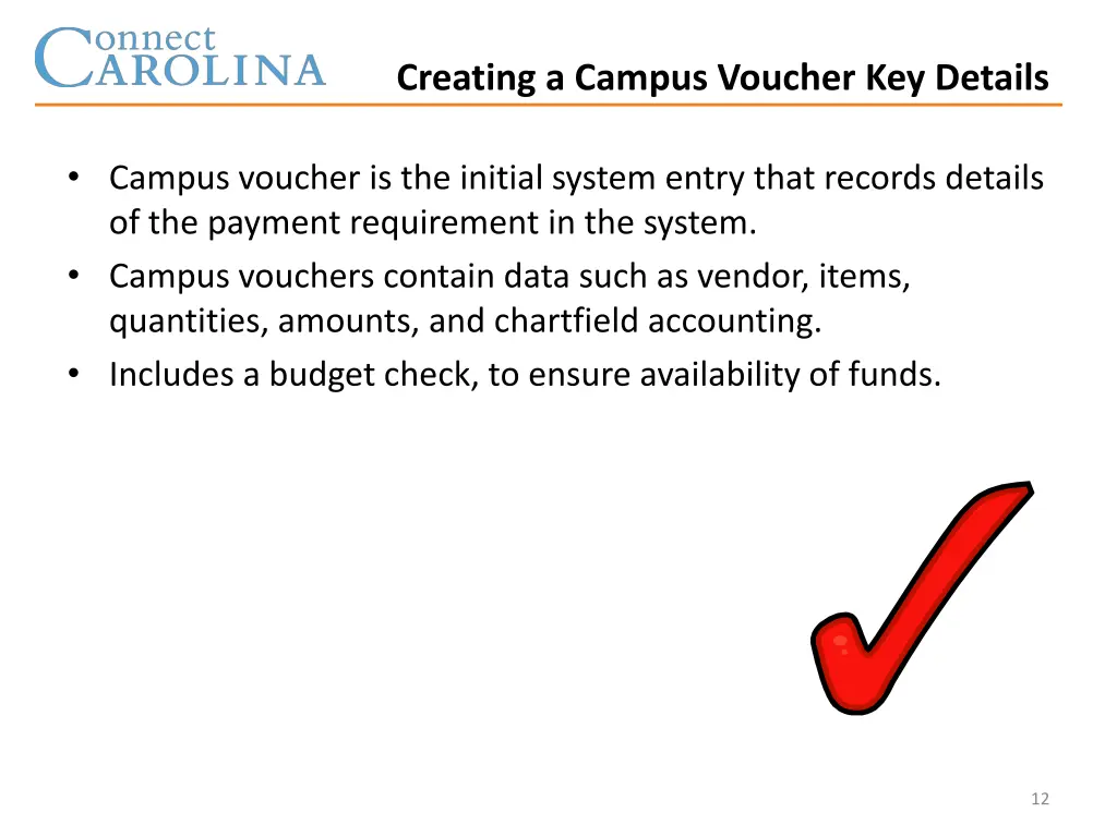 creating a campus voucher key details