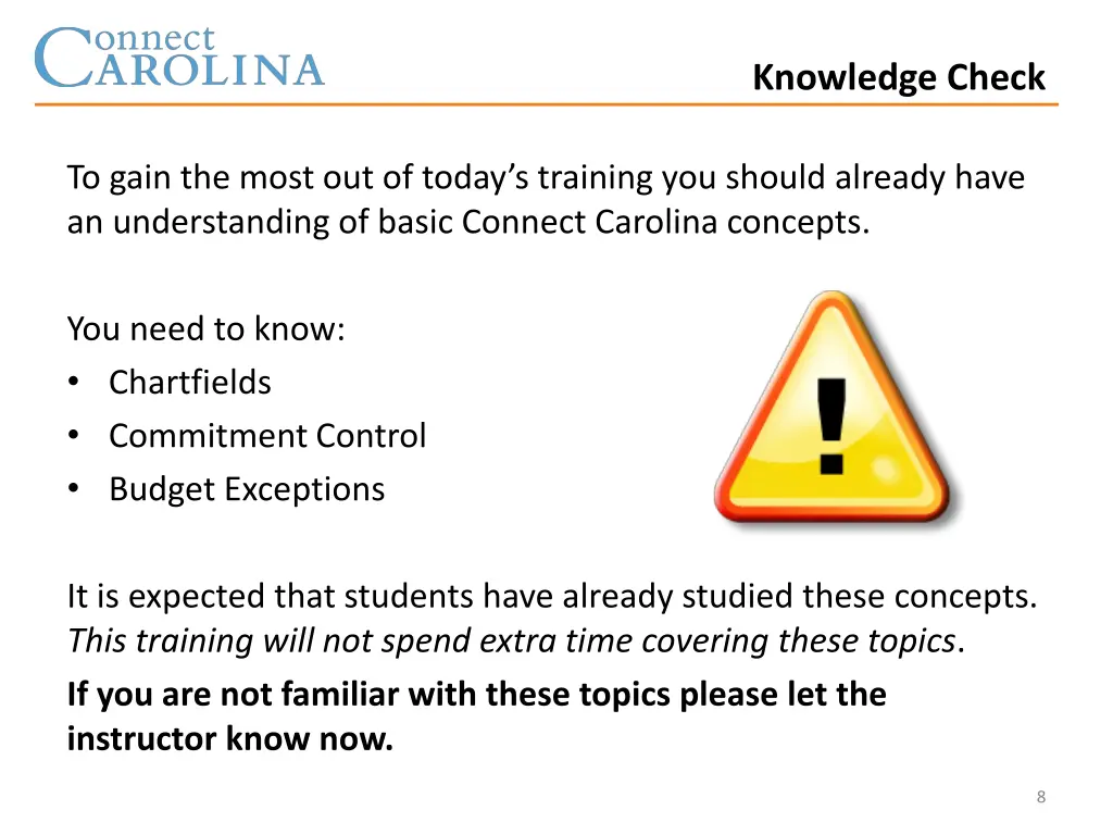 knowledge check