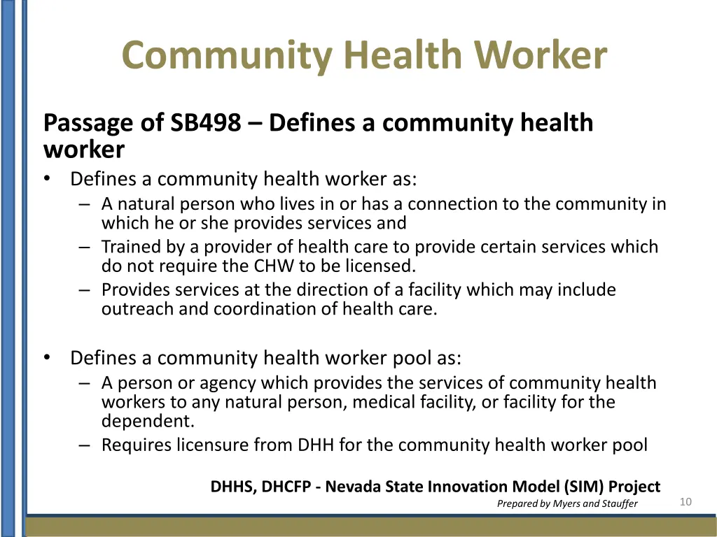 community health worker