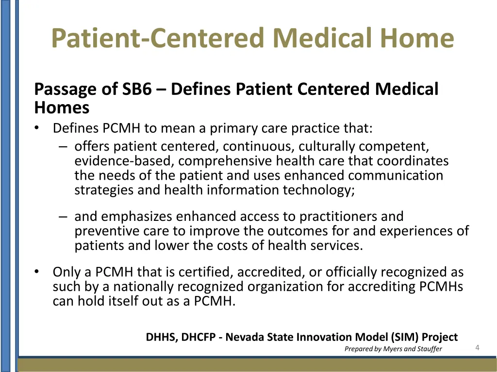 patient centered medical home