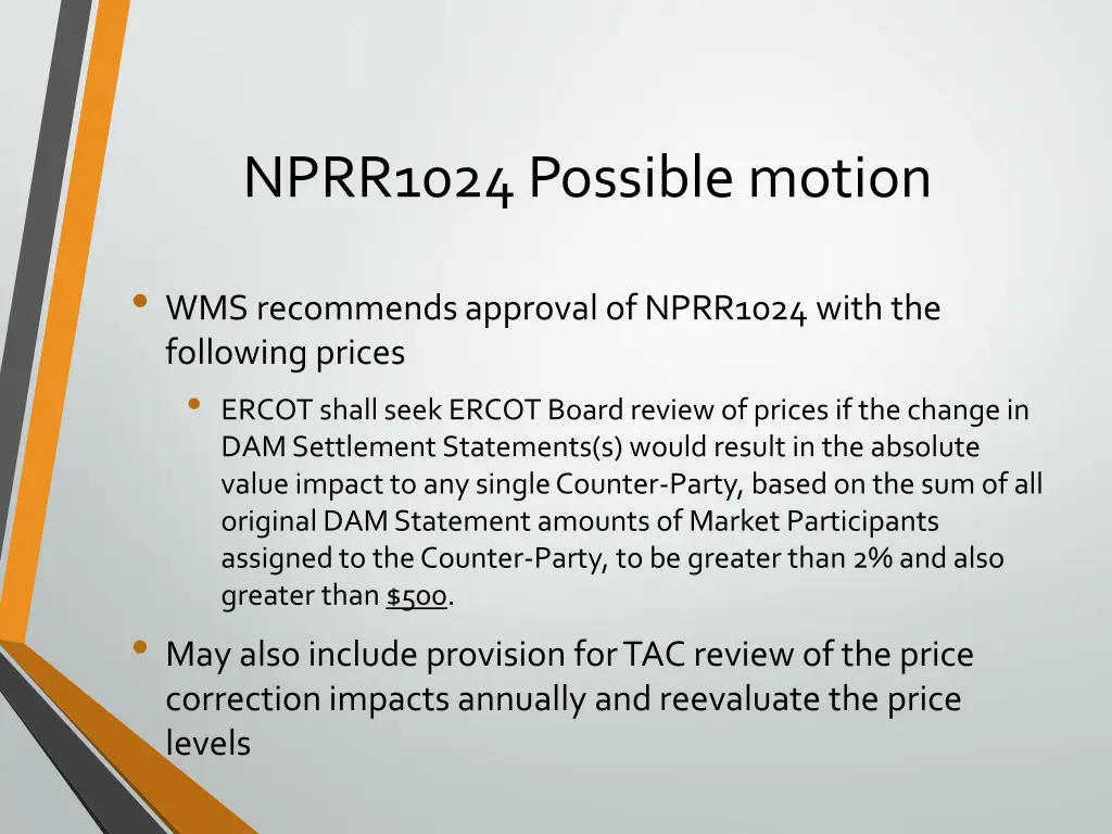 nprr1024 possible motion