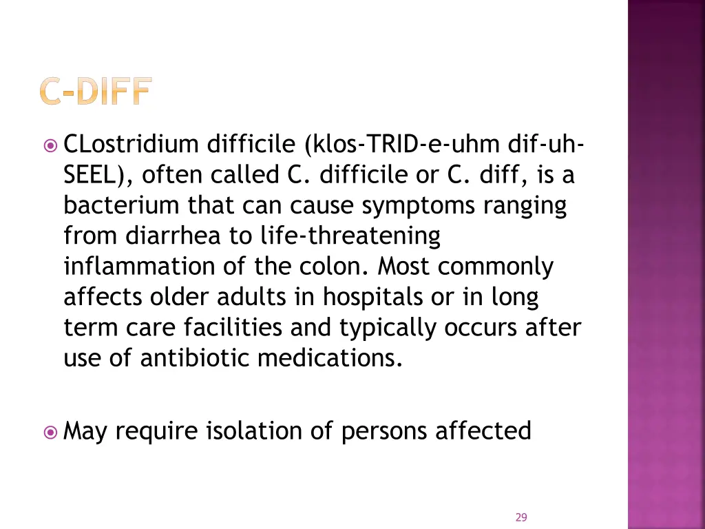 c diff