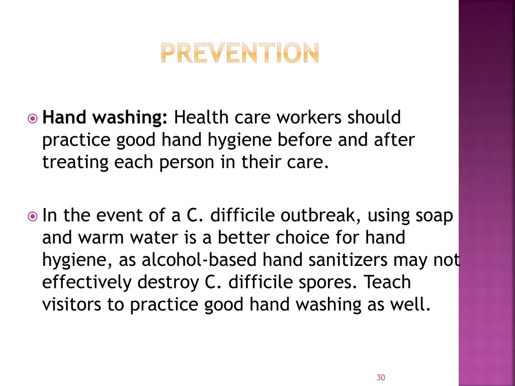 prevention
