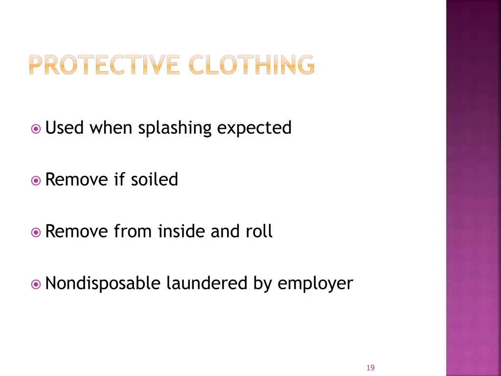 protective clothing