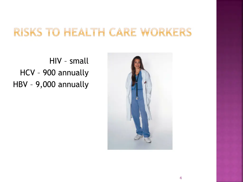 risks to health care workers