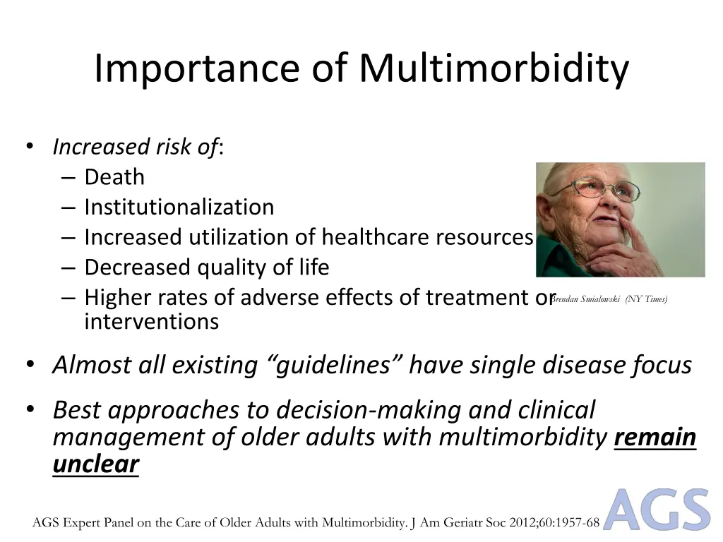 importance of multimorbidity