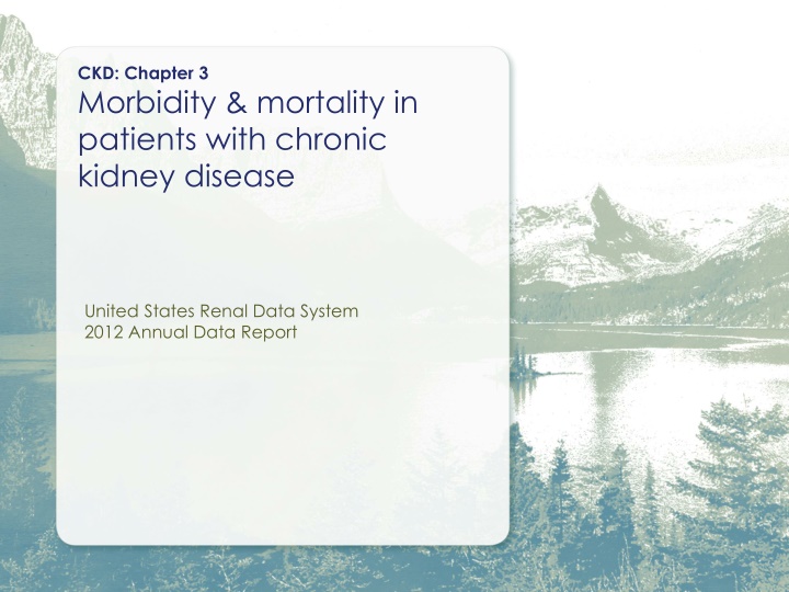 ckd chapter 3 morbidity mortality in patients