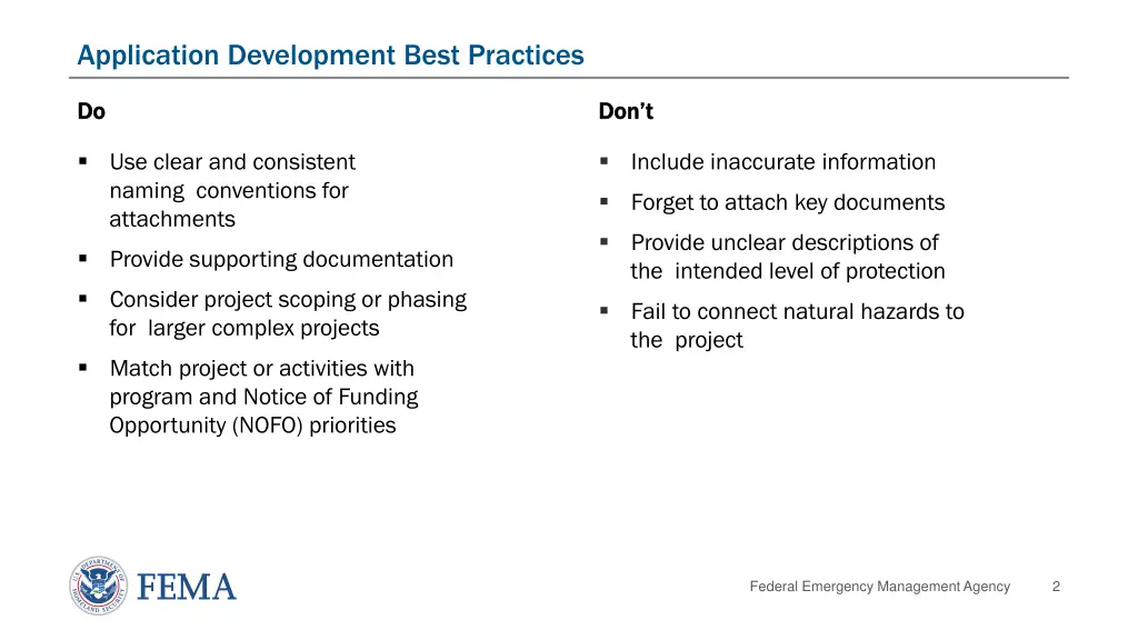 application development best practices