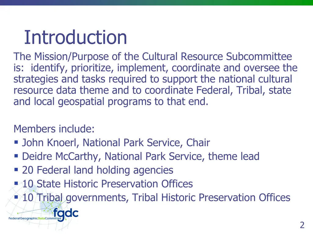 introduction the mission purpose of the cultural