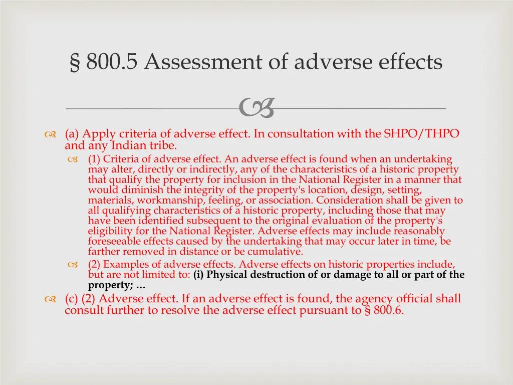 800 5 assessment of adverse effects