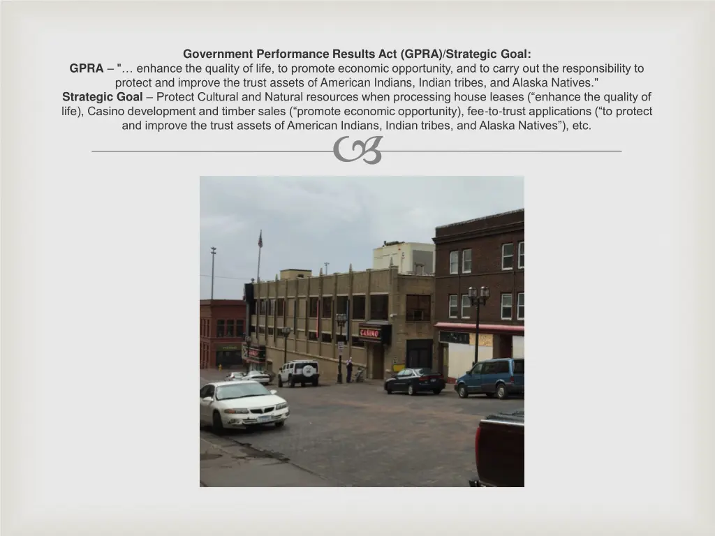 government performance results act gpra strategic