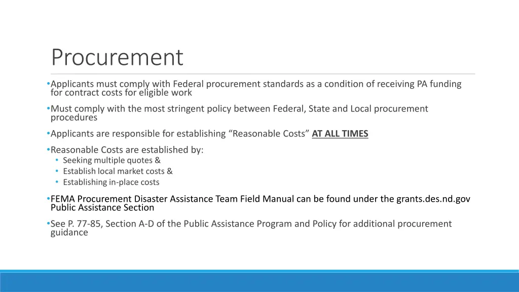 procurement