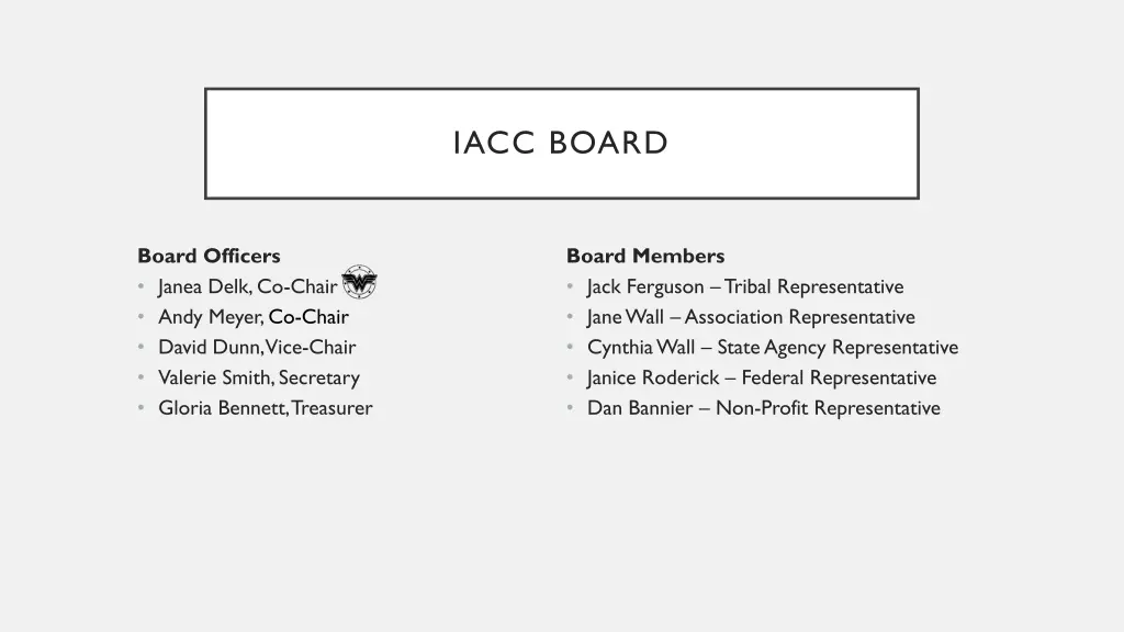 iacc board