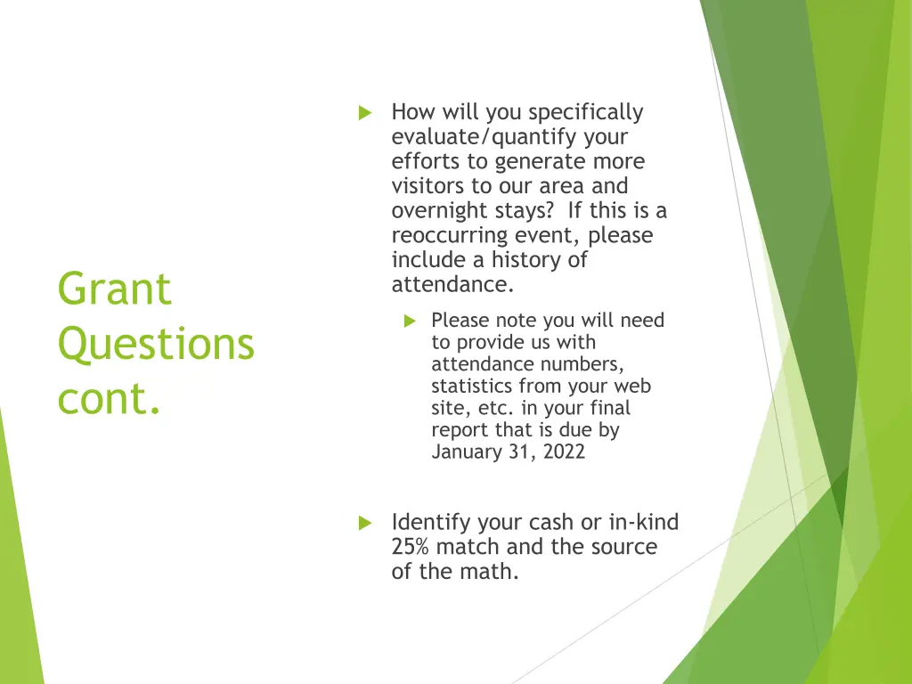 how will you specifically evaluate quantify your