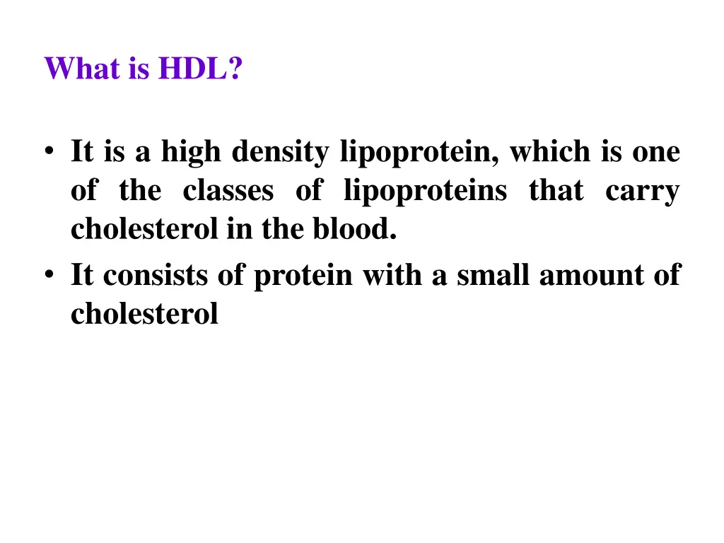 what is hdl