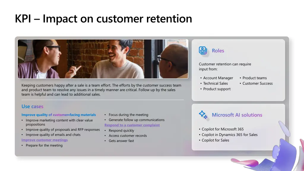 kpi impact on customer retention