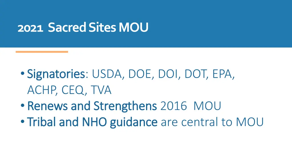 2021 sacred sites mou