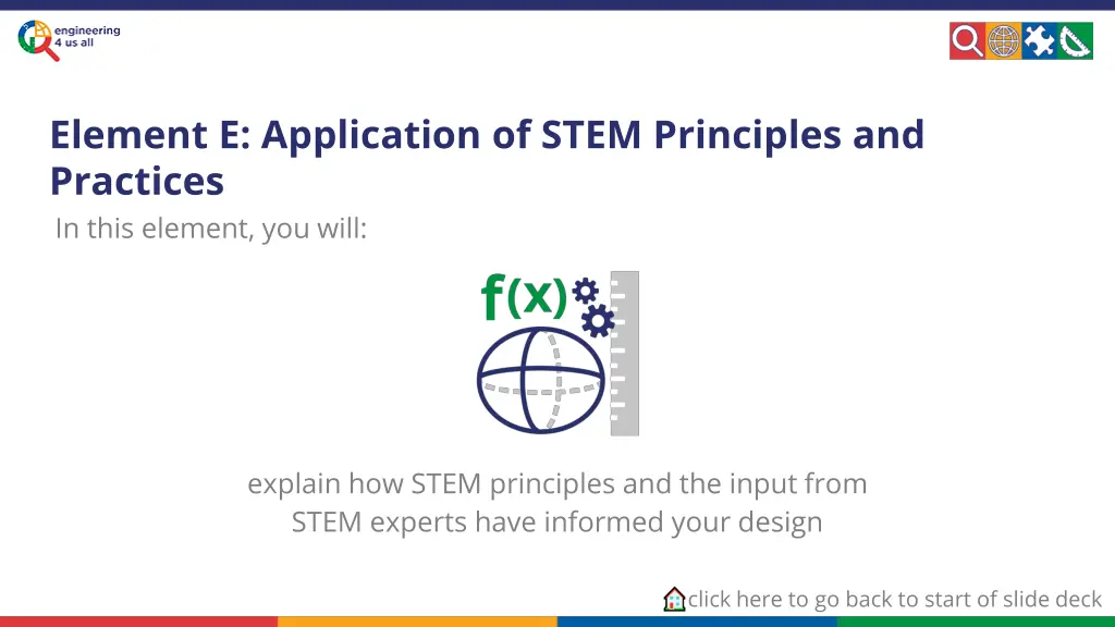 element e application of stem principles