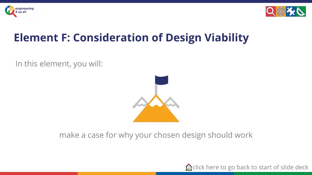 element f consideration of design viability