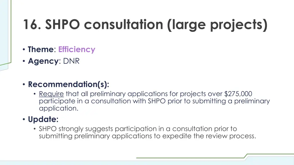 16 shpo consultation large projects