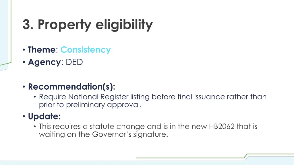 3 property eligibility