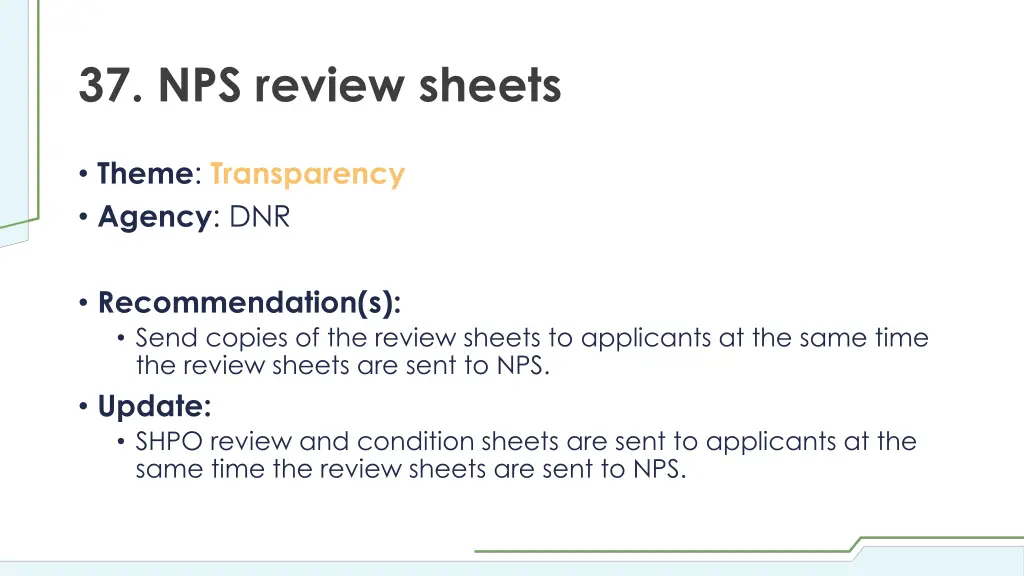 37 nps review sheets