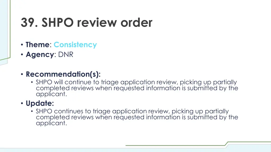 39 shpo review order