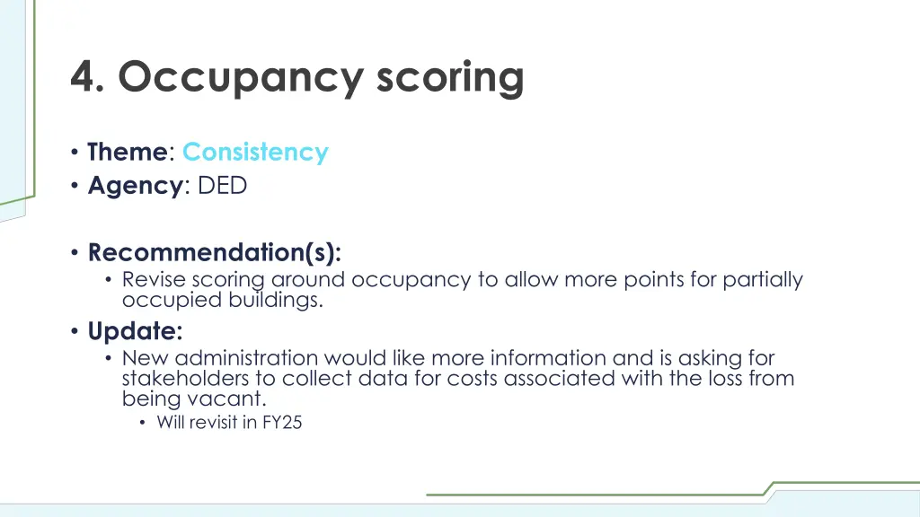 4 occupancy scoring