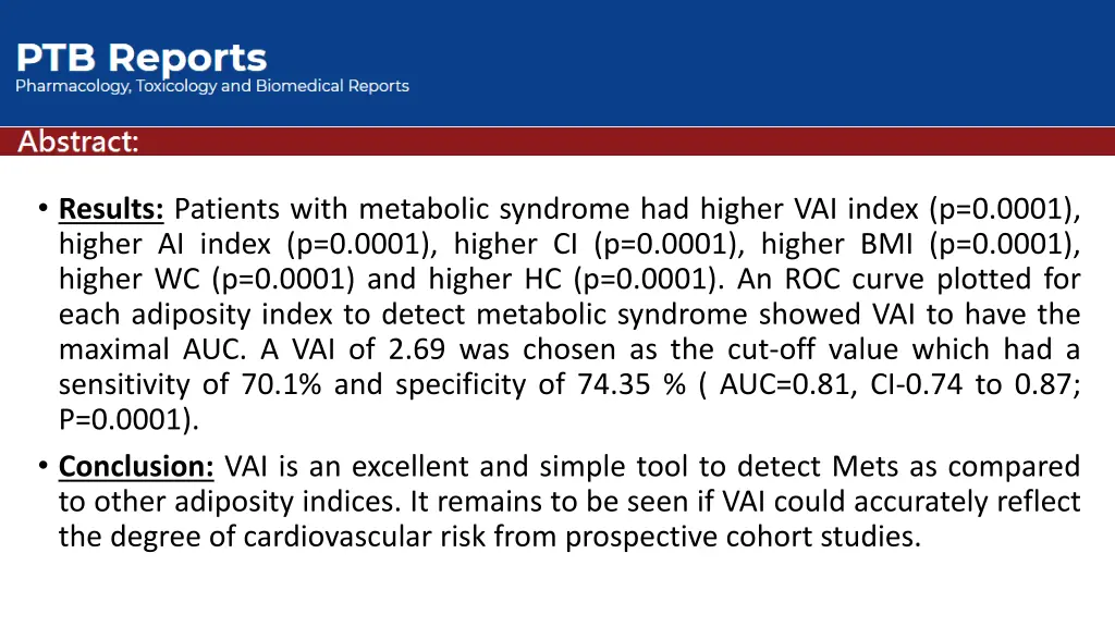 results patients with metabolic syndrome