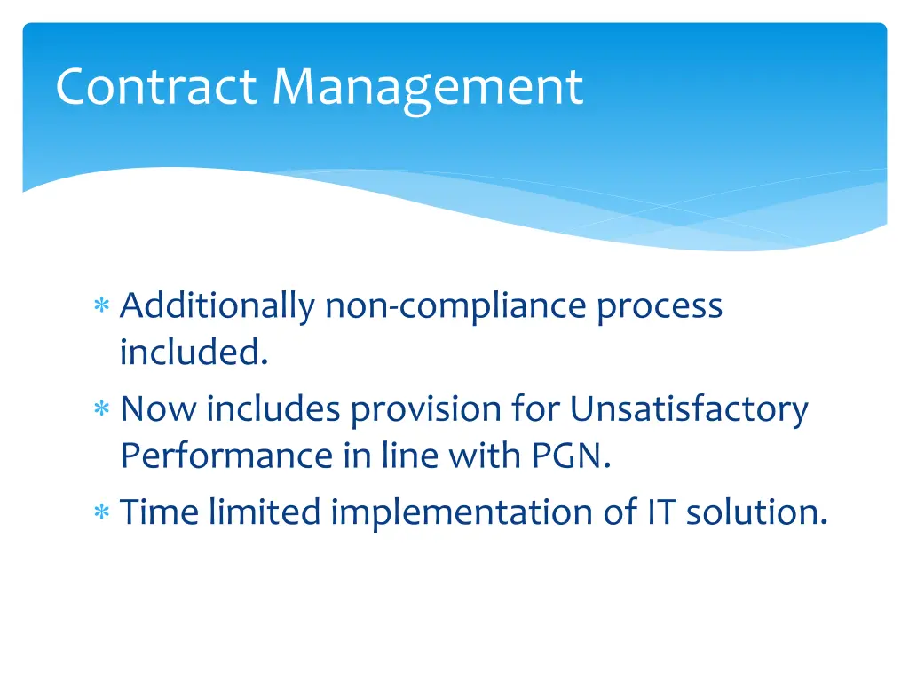 contract management