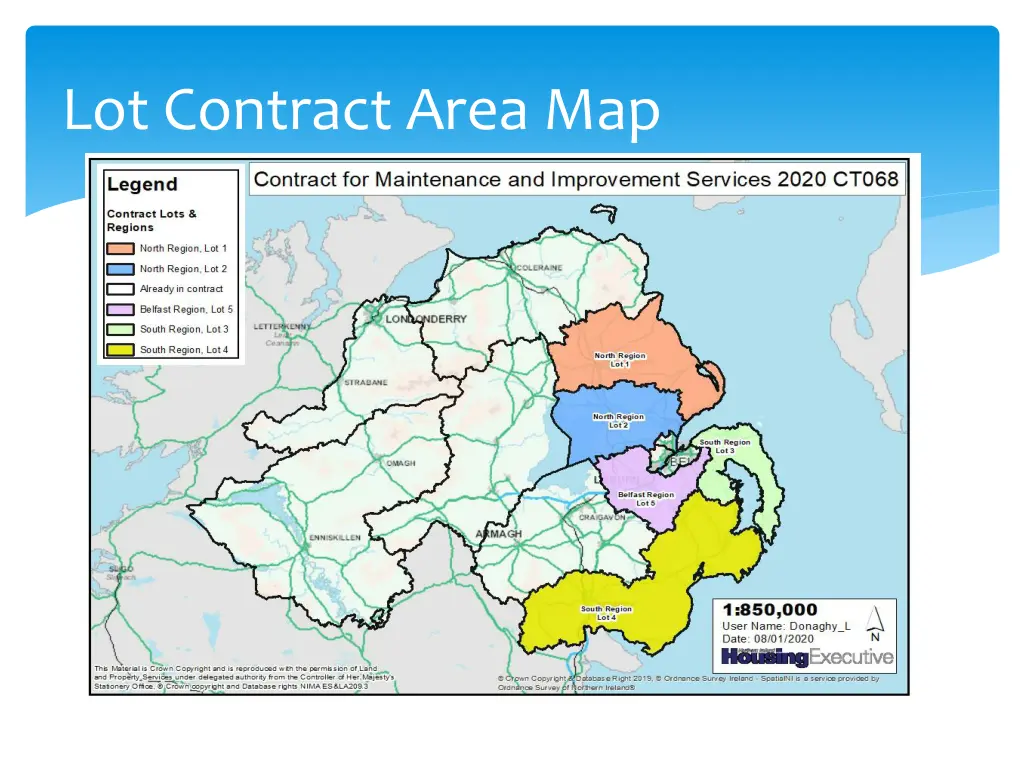 lot contract area map