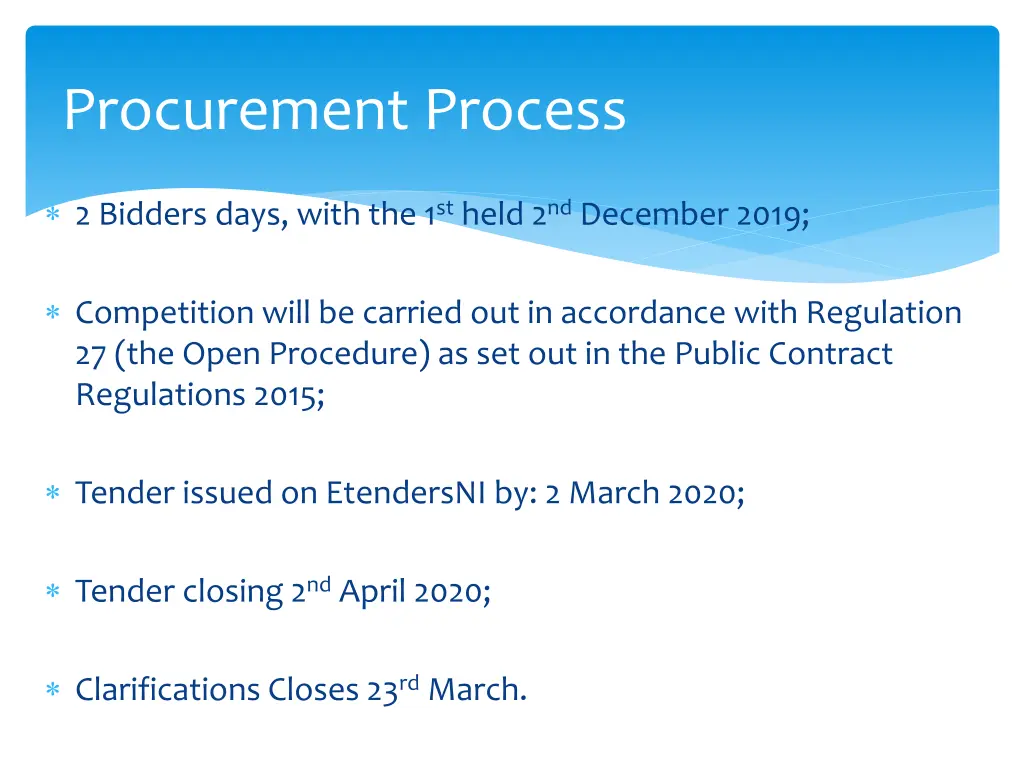 procurement process