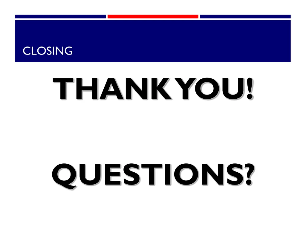 closing