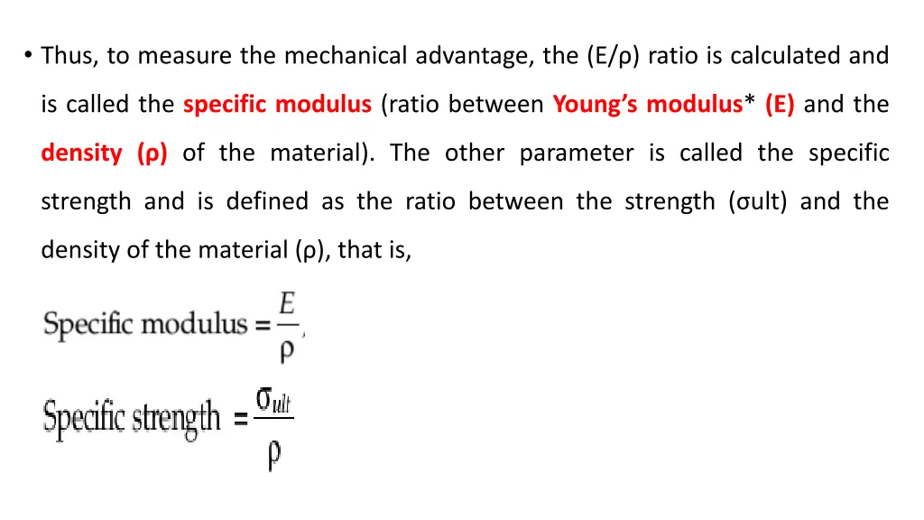 thus to measure the mechanical advantage