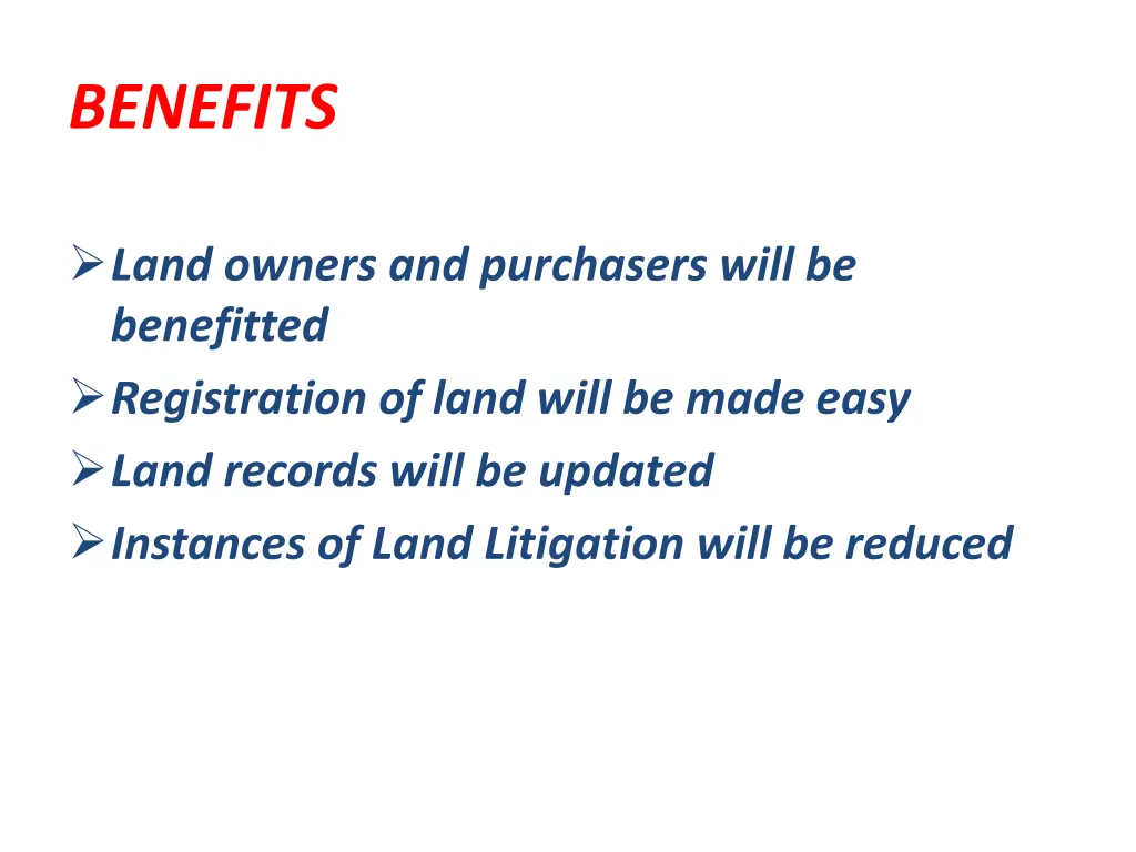 benefits