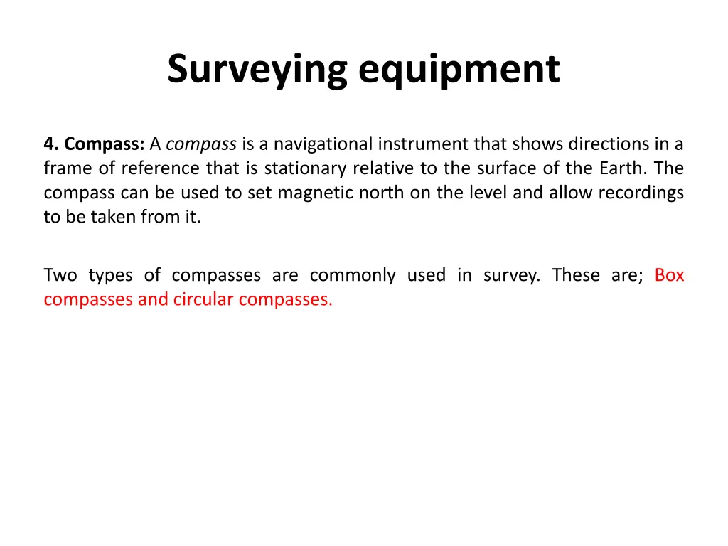 surveying equipment 3