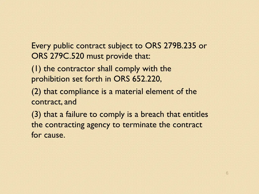 every public contract subject to ors 279b