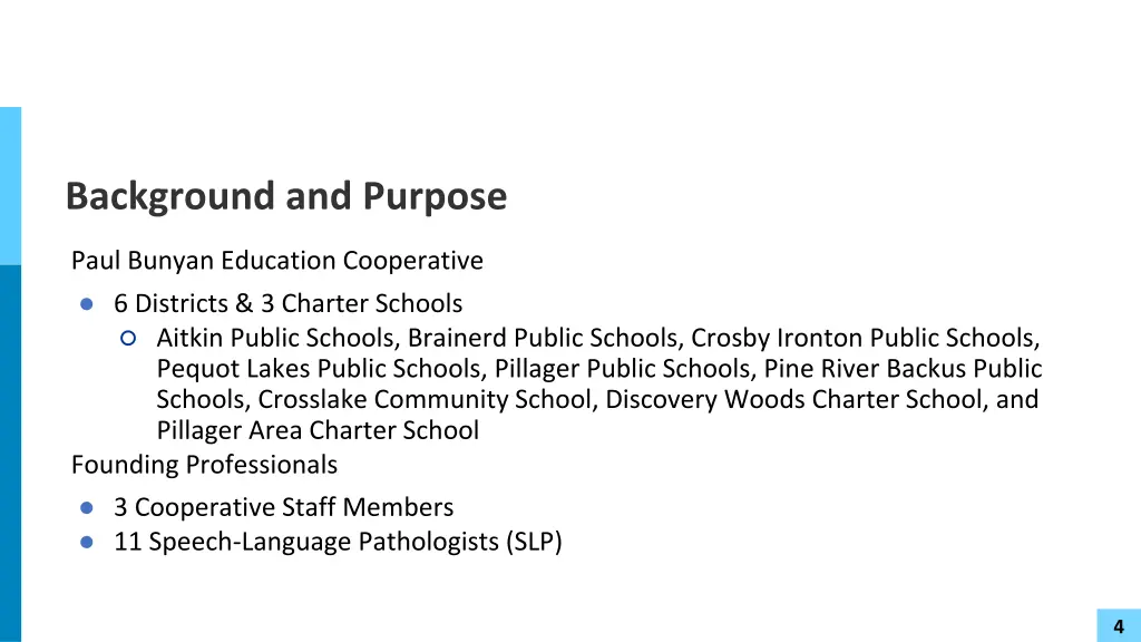 background and purpose