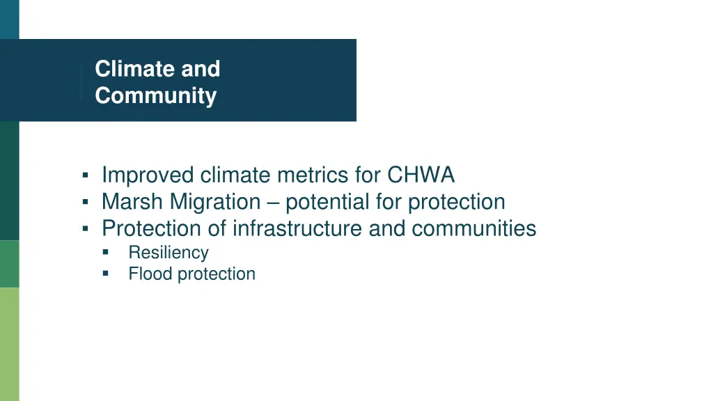 climate and community