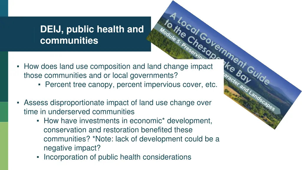 deij public health and communities