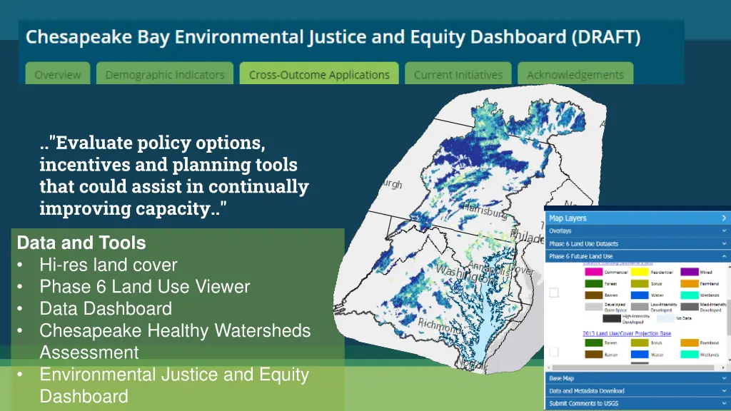 evaluate policy options incentives and planning