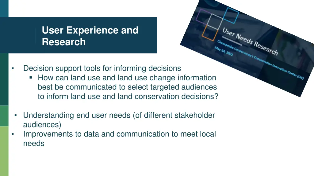 user experience and research